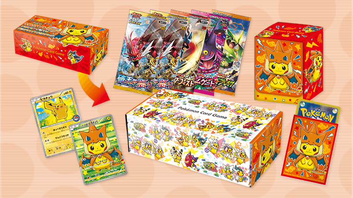 ポンチョを着たピカチュウ(リザードンY)-w80