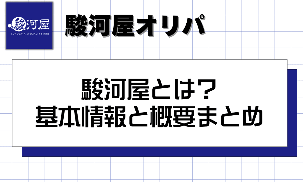 駿河屋とは?基本情報と概要まとめ-w80